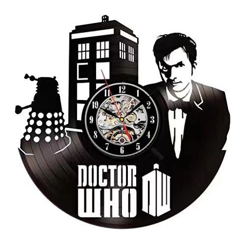 Avjera Doctor Who - Reloj De Pared De Vinilo Para Regalo, De