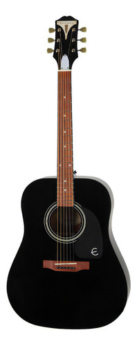 Guitarra Acustica EpiPhone Pro1 Dreadnought Color Negro