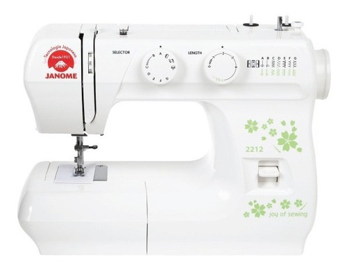 Máquina De Coser Janome 2212 Color Blanco