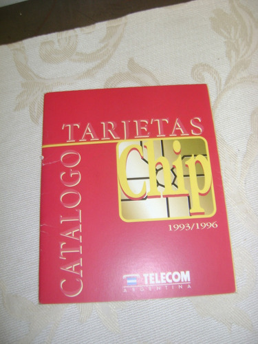 Catalogo 1996 Tarjetas Telefonicas Telecom Argentina Unico