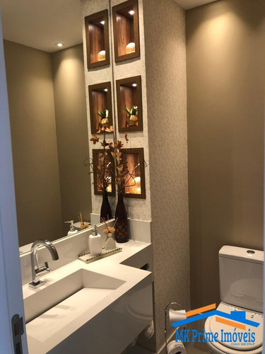Imagem 14 de 15 de Lindo Apartamento Decorado Com 109 M² No Lorian Boulevard Em Osasco! - 929