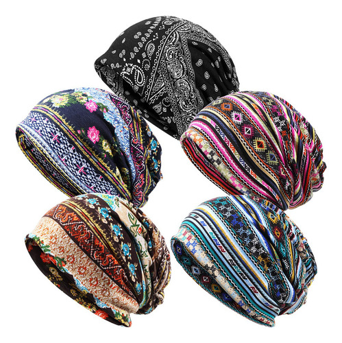 Beanies Deportivos 5 Piezas Gorro Holgado Para Mujer Gorros