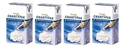 4 Cremas Chantypack Puratos 1 L Pack Cobertura Chantilly