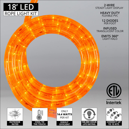 Luces Led De Cuerda Para Exteriores O Dormitorio 120 V ½ 2 C