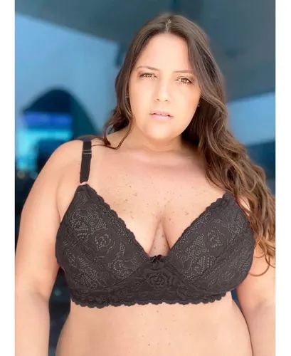 Suti Plus Size Sutian Refor ado Em Renda Soutien Al a Larga