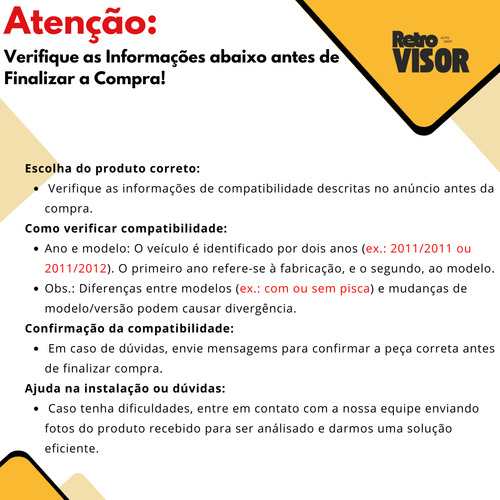 Lente Espelho Retrovisor Renegade 15/22 Convexa - Le C/ Base