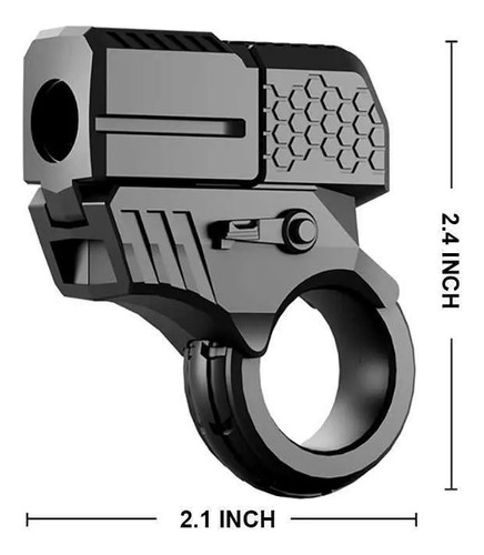 4 Pistolas Anillo Juguete Antiestrés Fidget Descompresión 3d