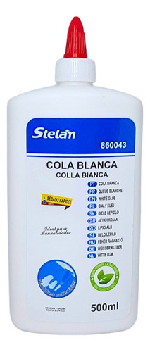 Cola Blanca Fría De 500 Ml Pegamento Líquido Escolar Premium