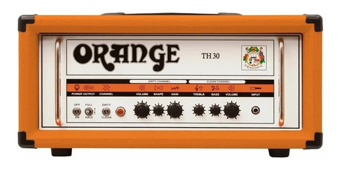 Cabezal De Guitarra Valvular Orange Th30 30w Loop De Efectos