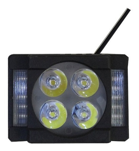 Faro Led Moto Luz Principal Estrobo Fijo Lateral