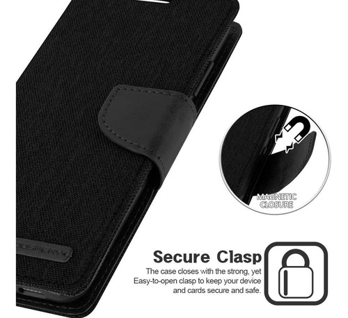 Imagen 3 de 5 de Funda Galaxy J4 Plus Mercury Goospery Canvas Diary