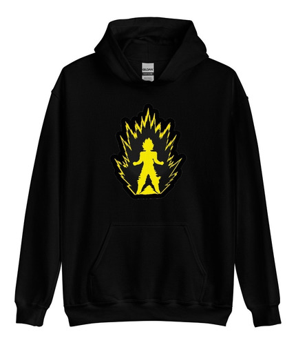 Sudadera Anime Dragon Ball Z Super Saiyajin Amarillo.