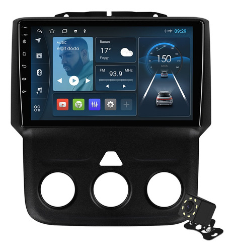 Estéreo 1+32gb Para Dodge Ram 1500 2014-2019 A/a Manual Gps