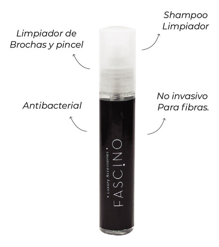 Kit Limpia Brochas: Líquido + Pad Cleansing Fascino