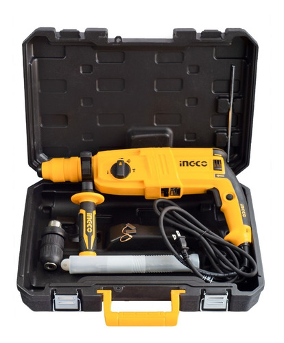 Rotomartillo 800 W Ingco Sds Plus Profesional Con Broquero Color Amarillo