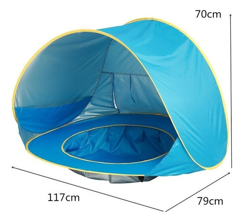 Carpa De Playa For Juguetes De Bebé Con Piscina