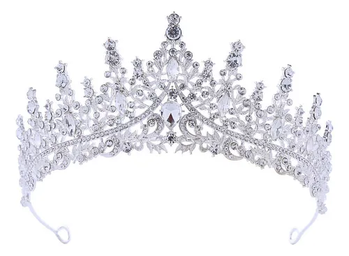 Corona Princesa Niña Mujer Diadema Tiara Para Novia De Boda