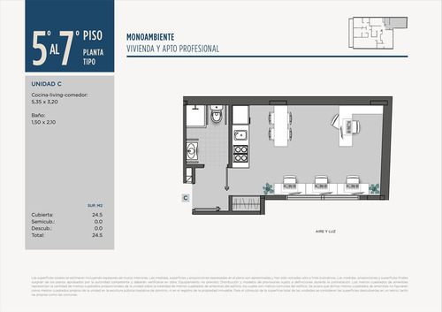 Excelente Monoambiente En Venta - En Construccion - Lavalleja Park - Villa Crespo | Lavalleja Al 100