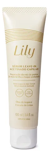 Sérum Leave-in Acetinado Capilar Lily O Boticário 100ml
