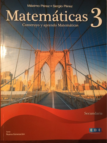 Matematicas 3 Construyo Y Aprendo Matematicas Secundaria Mercado Libre
