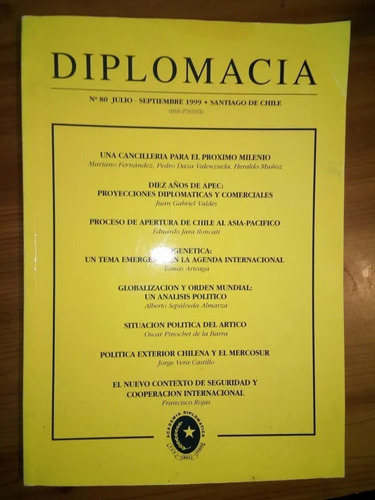 Libro Diplomacia Número 80 1999