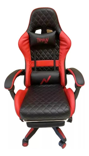 Silla Gamer Noga Typhon Bk Butaca Con Apoya Pies Ergonomica