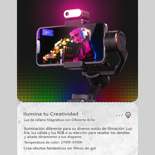 Estabilizador M6 Hohem Isteady Y Sensor De Cardán Giratorio Color Fix