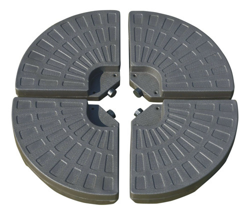 Bases Para Sombrilla Pie Lateral X 4 Rellenable Agua Arena