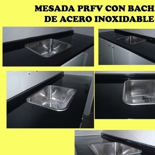 Imagen 5 de 5 de Mesada Con Bacha Para Lavadero O Cocina ( A Medida)