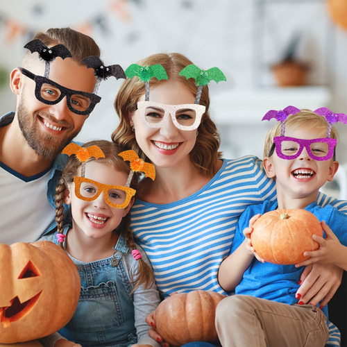 (pl) Óculos De Halloween Óculos De Asa De Morcego Para Festa