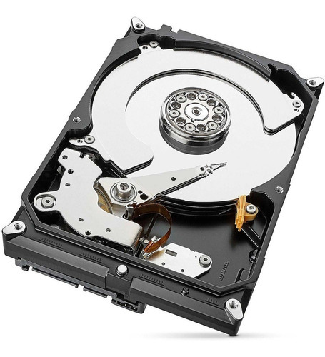 Disco Duro Interno 4tb Sata Seagate Videovigilancia Color Plateado