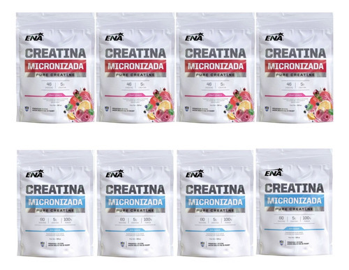 Combo Creatina Micronizada 300gr Ena  X8 Unidades