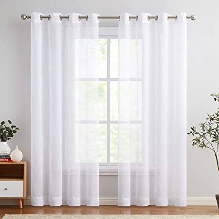 Cortinas Traslucidas De Tergal Frances Con Ojillos 4 X 2.70