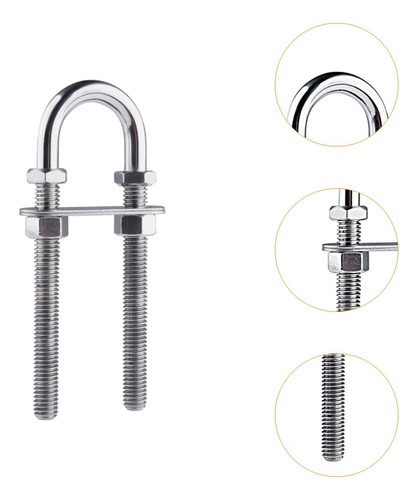 M 2 X 2 Piezas De Amarres De Acero Inoxidable Para Popa De