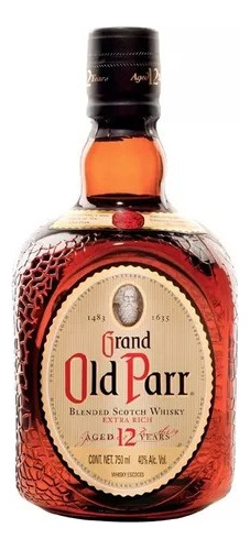Whisky Old Parr 12 Años Blended Escoces 0,75 Litros Lf