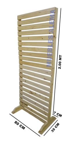 Imagen 2 de 7 de Panel Candy Bar 0.80 X 2.00 Mt Plegable Y Patas Desmontables