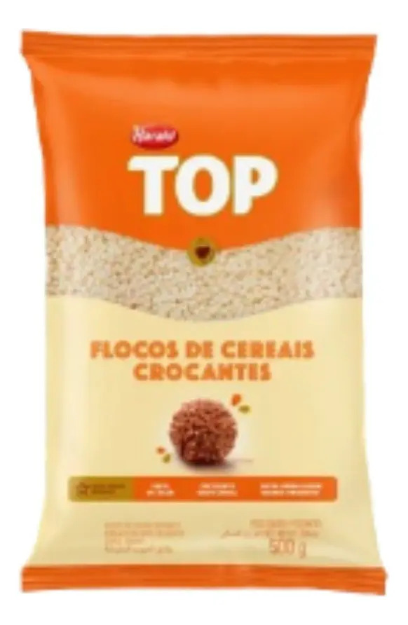 Flocos De Arroz Top Harald 500g Crocante + Entrega Rápida