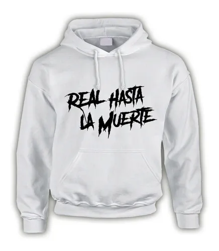 Sudadera Blanca Anuel Aa Real Hasta La Muerte Env Gratis