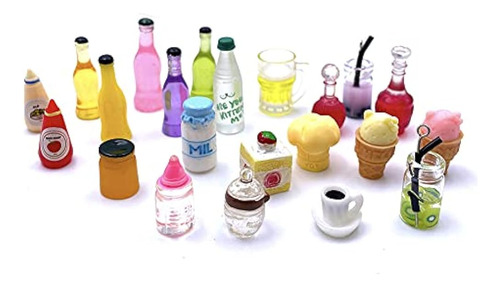 150 Piezas De Botellas De Comida En Miniatura Para Adultos, 