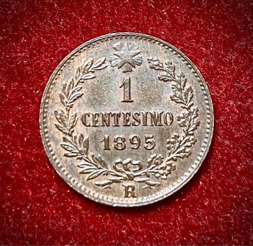 Moneda 1 Centésimo Italia 1895 Km 29 Humberto 1 (Usado)