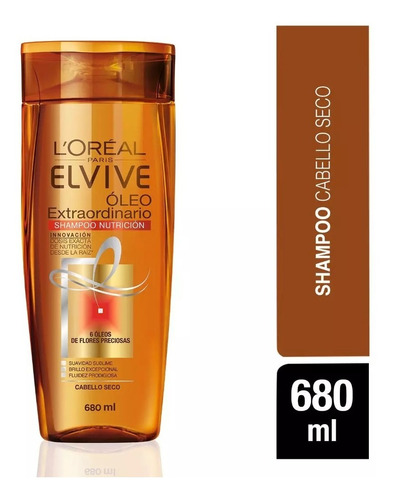 Elvive Shampoo Oleo Extraordinario Nutricion Universal 680ml