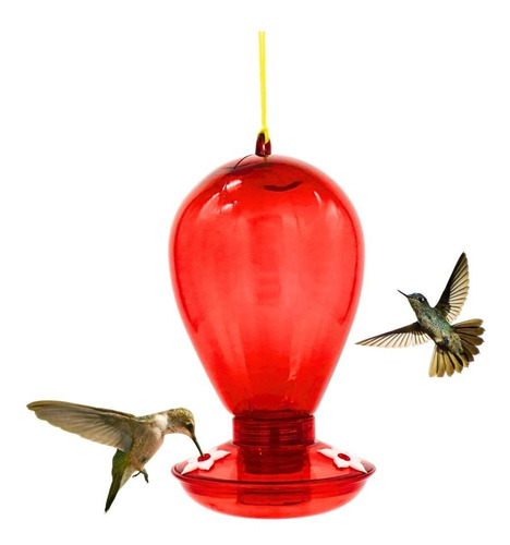 Bebedero Colibrí Picaflor Rojo 1l Aves - Aquarift