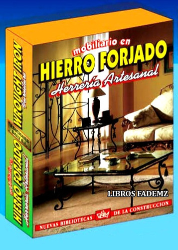 Libro Mobiliario En Hierro Forjado Herrería