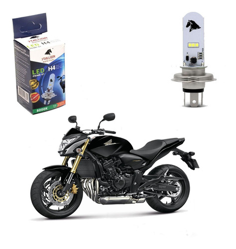 Lampada Led Stallion H4 Prime 8000k Honda Cb600f Hornet 2011