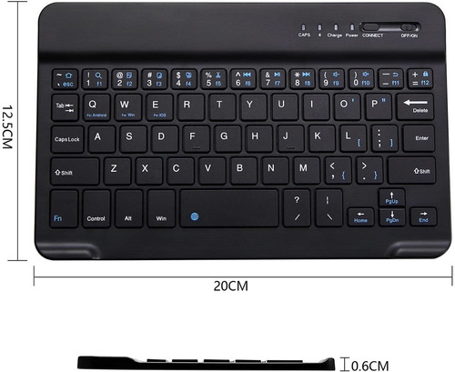 Imagen 7 de 9 de Mini-teclado Ultra Delgado Bluetooth Español Inalambrico