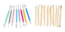Comprar Set X 18 Estecas Doble Punta Para Porcelana Fría \u002F Cerámica 
