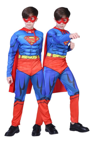 Disfraz Superman Para Niños - Incluye Accesorios
