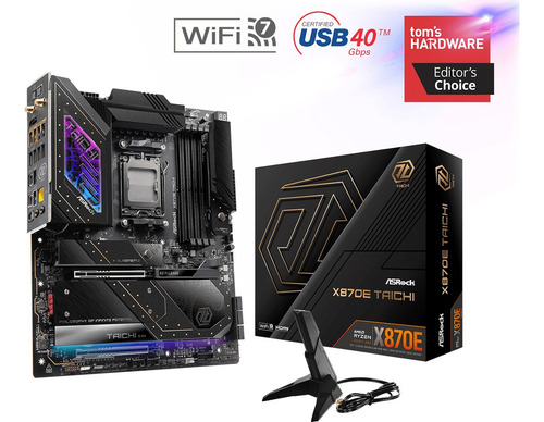 Tarjeta Madre - Asrock X870e Taichi 4x Ddr5 Socket Am5 E-atx
