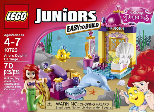 Lego Juniors Carruaje Del Delfín De La Princesa Ariel Disney