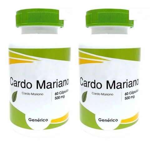 Cardo Mariano 2 Fco 120 Cap Protector Hepatico. Envio Gratis